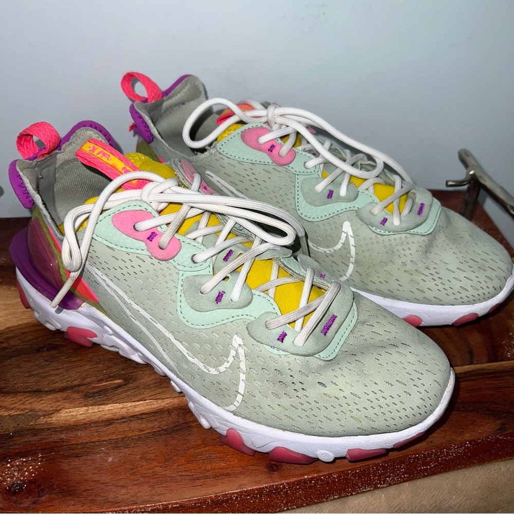 Nike React Vision “DMX” Multicolor Sneakers Women’s US 9 - Picture 3 of 9